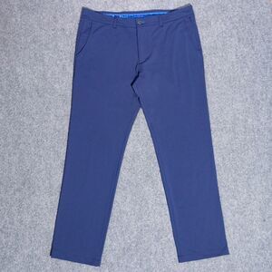 Twillory Performance Fabric Pants Men’s 36x31 Blue Tailored Fit Golf Stretch